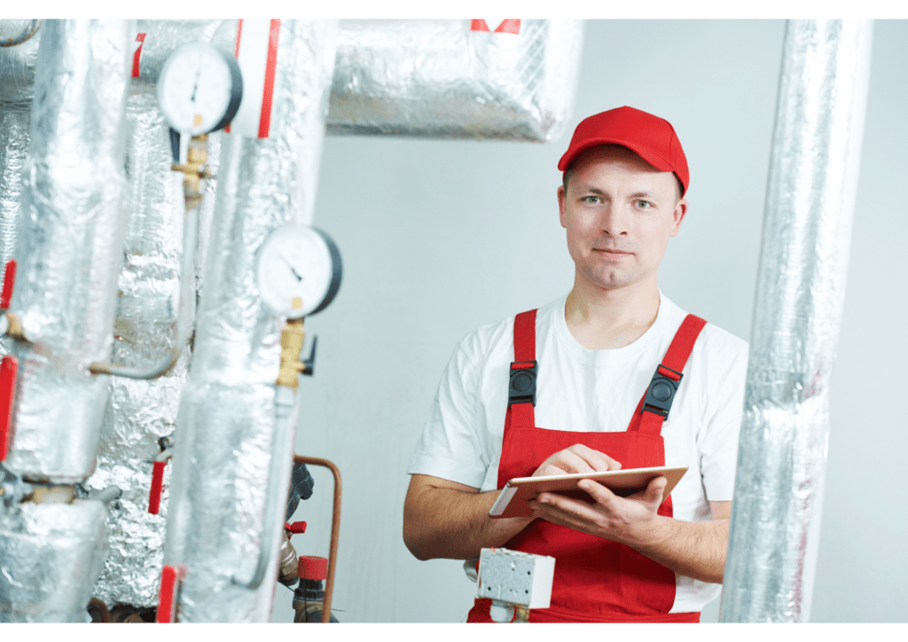 doğalgaz projelendirme hizmeti Ön keşif yapan işçi